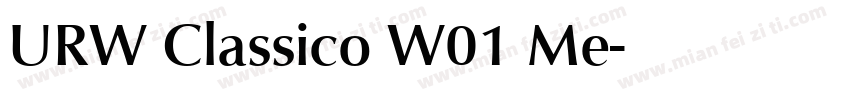 URW Classico W01 Me字体转换